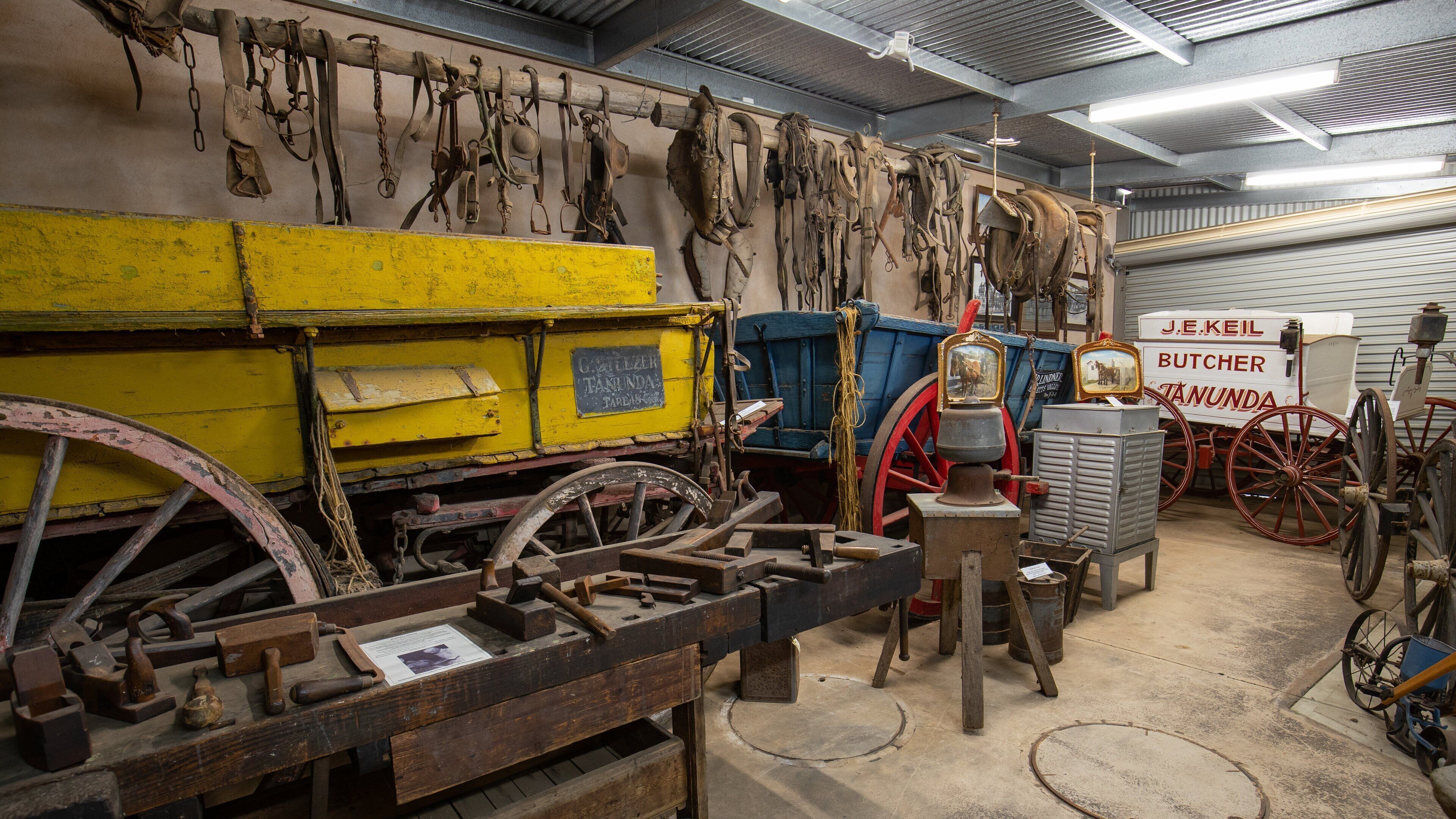 Barossa Museum featuring heritage elements and interior views