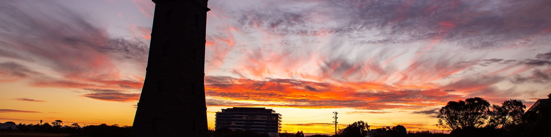 Point Gellibrand Coastal Heritage Park showing a sunset
