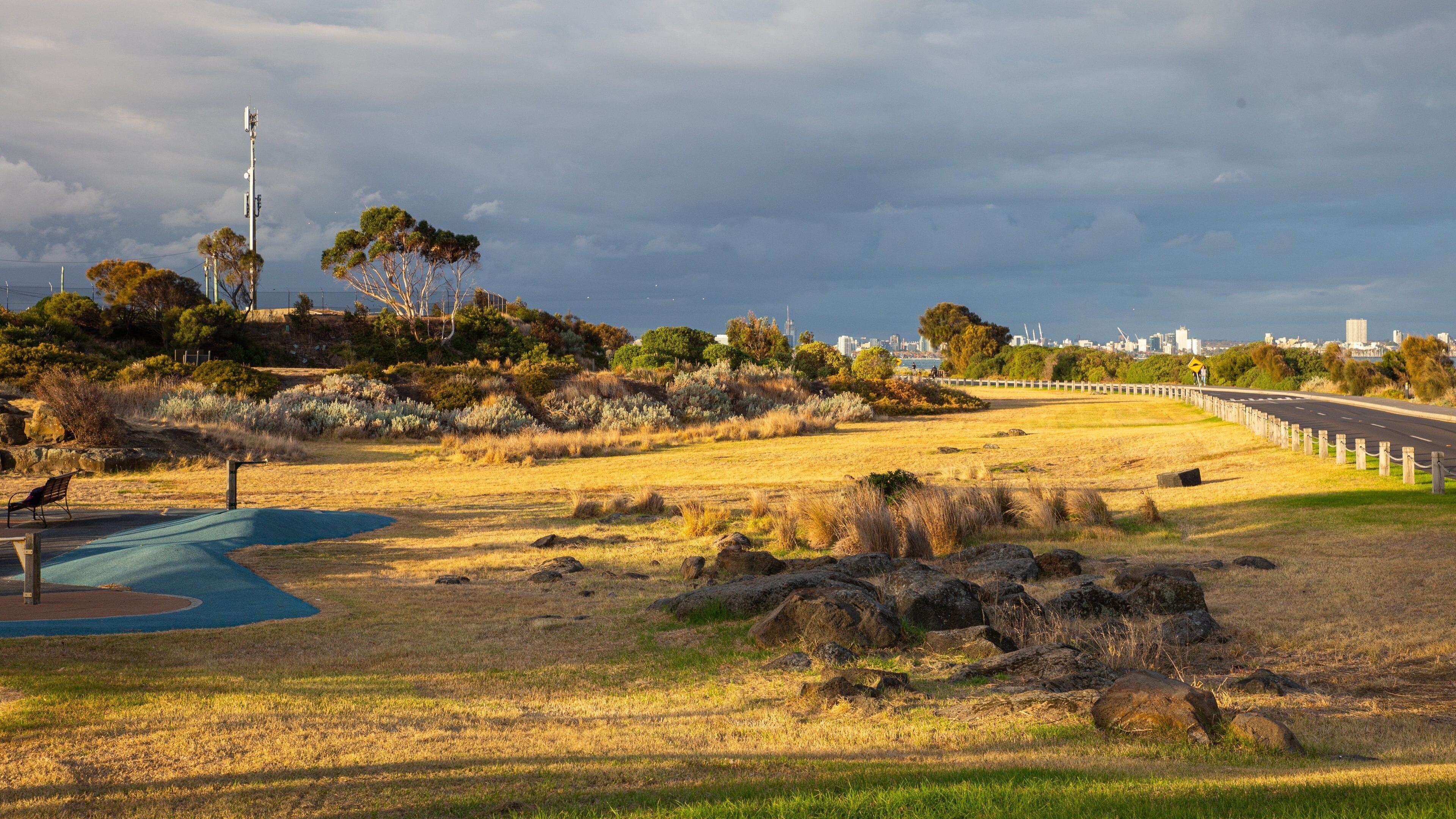 Point Gellibrand Coastal Heritage Park featuring a park
