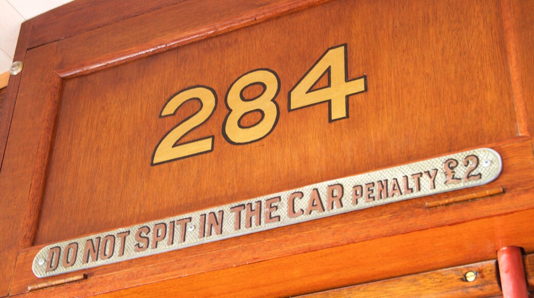 Newcastle Museum showing signage