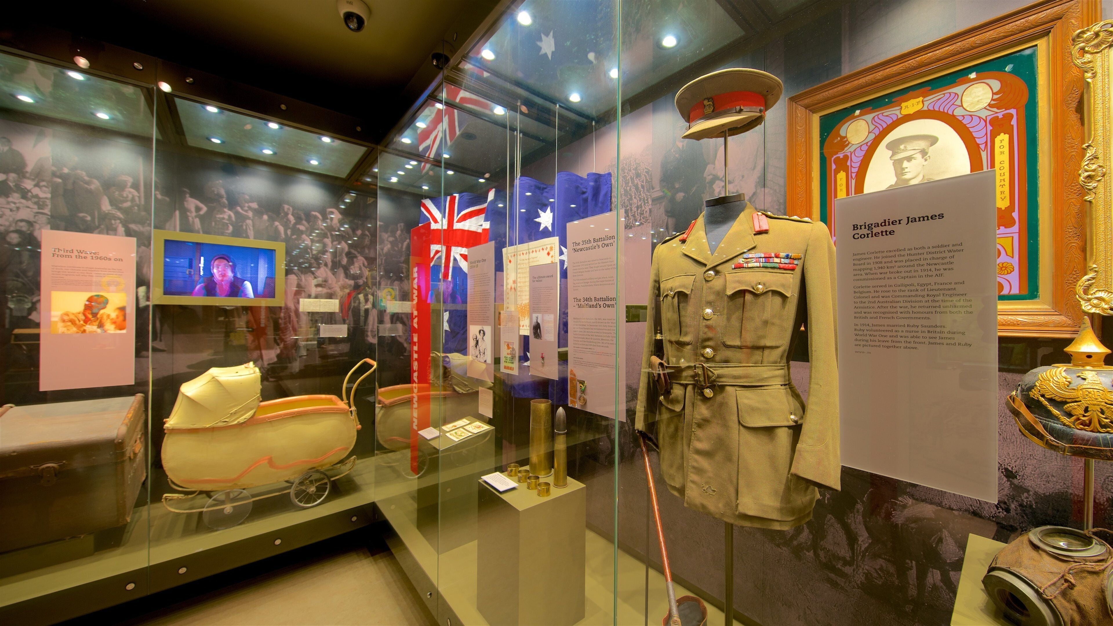 Newcastle toont interieur