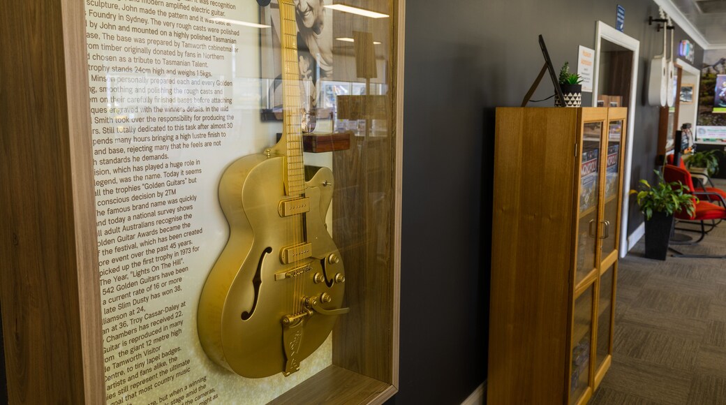 Big Golden Guitar Tourist Centre featuring heritage elements