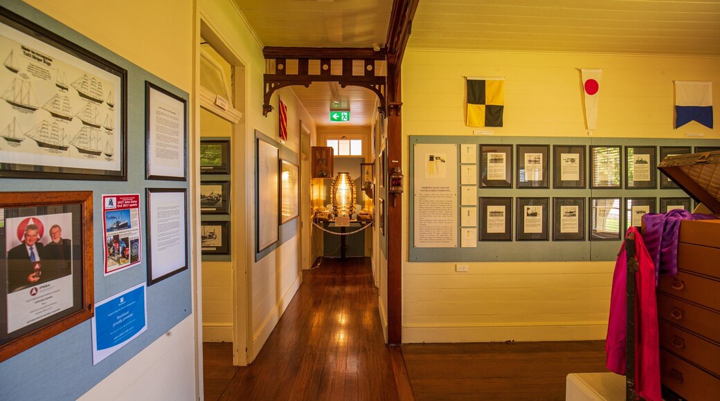 Mid North Coast Maritime Museum featuring interior views