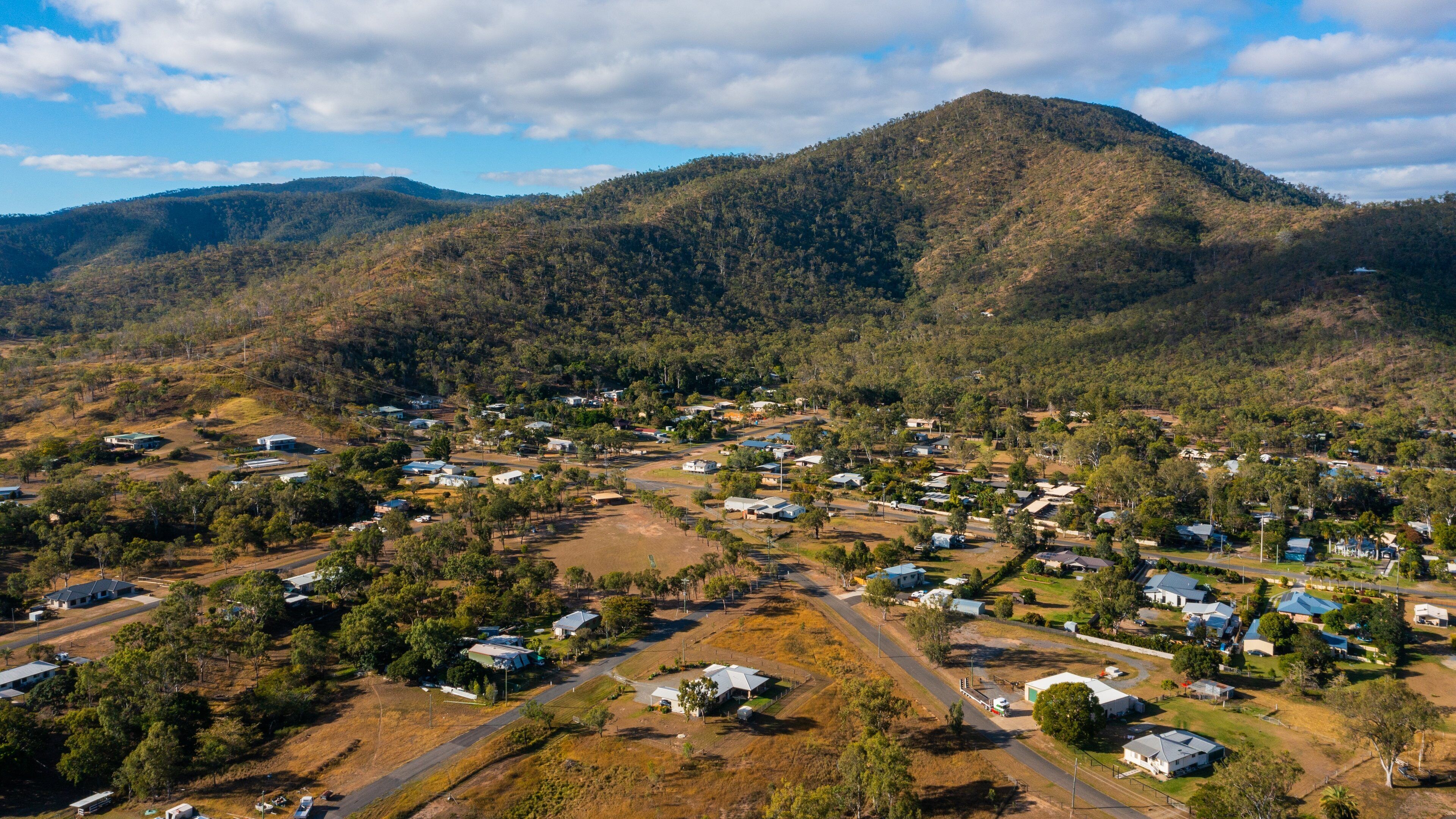 Berserker which includes landscape views and a small town or village