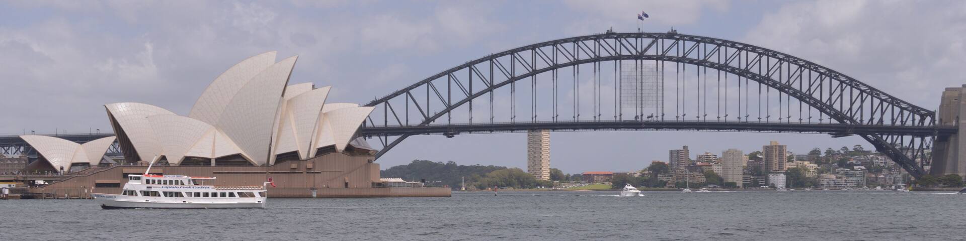 La Casa de Ópera de Sydney y el Puente de Sydney.