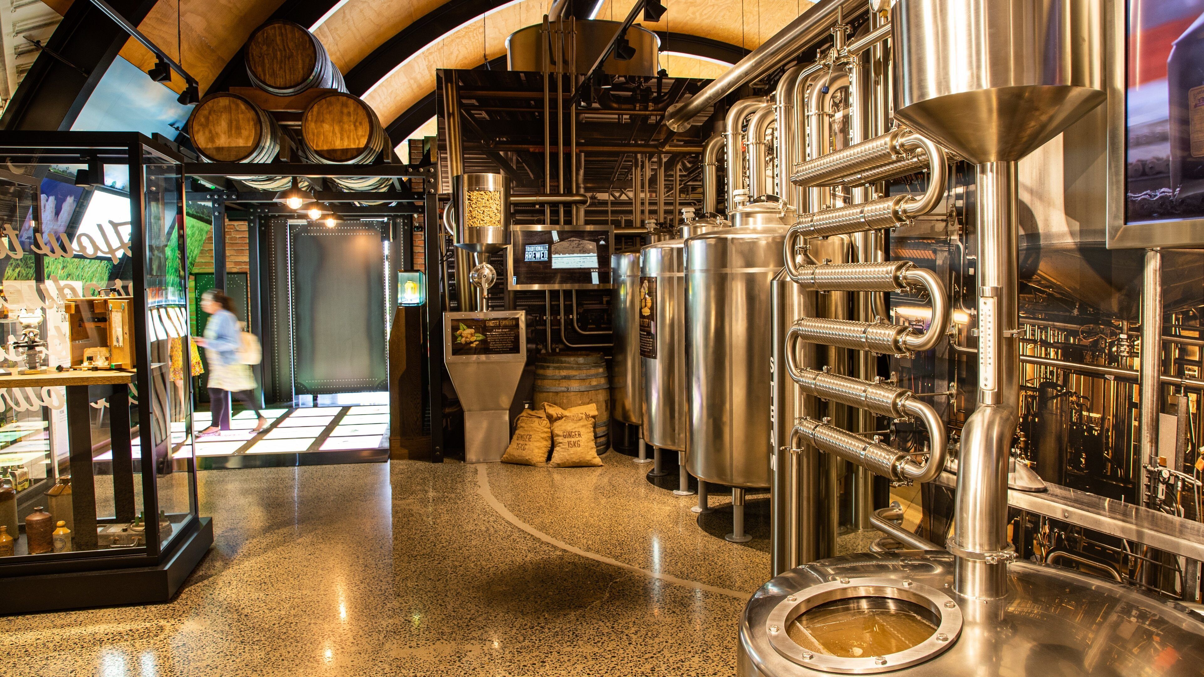 Bundaberg Barrel showing interior views