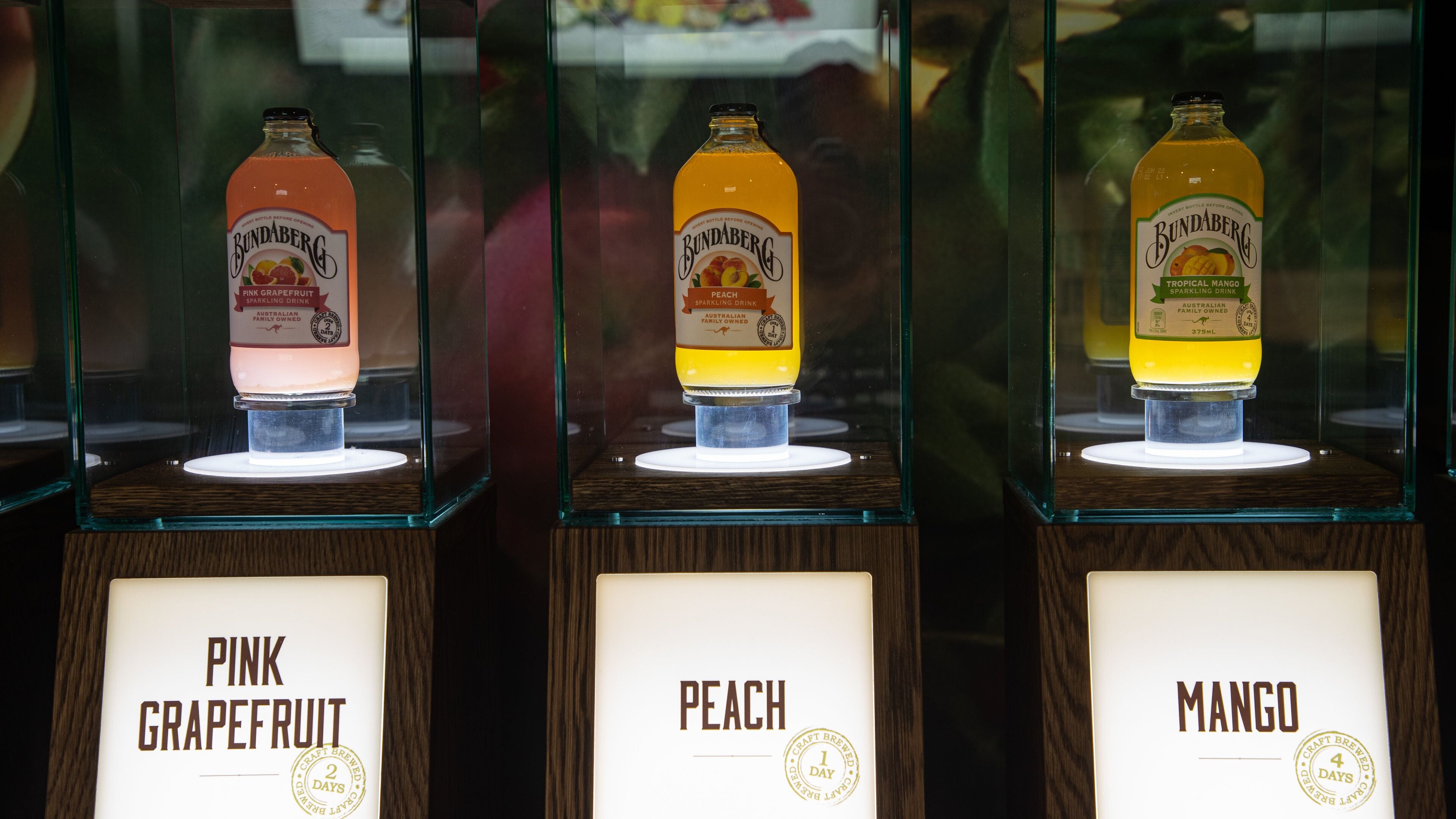 Bundaberg Barrel which includes signage and drinks or beverages