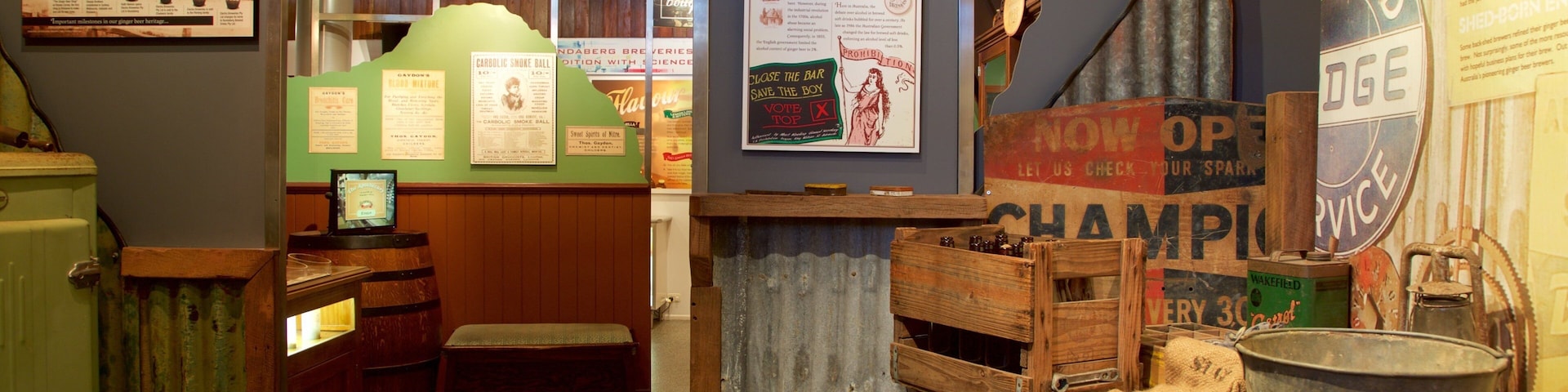 Bundaberg Barrel which includes interior views and heritage elements