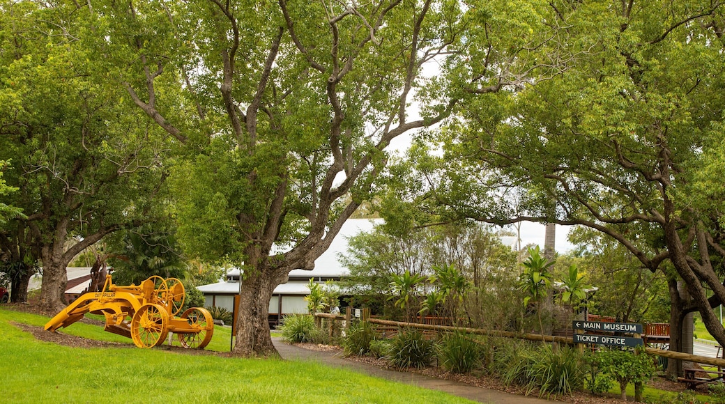 Woodworks Forestry & Timber Museum showing heritage elements and a park