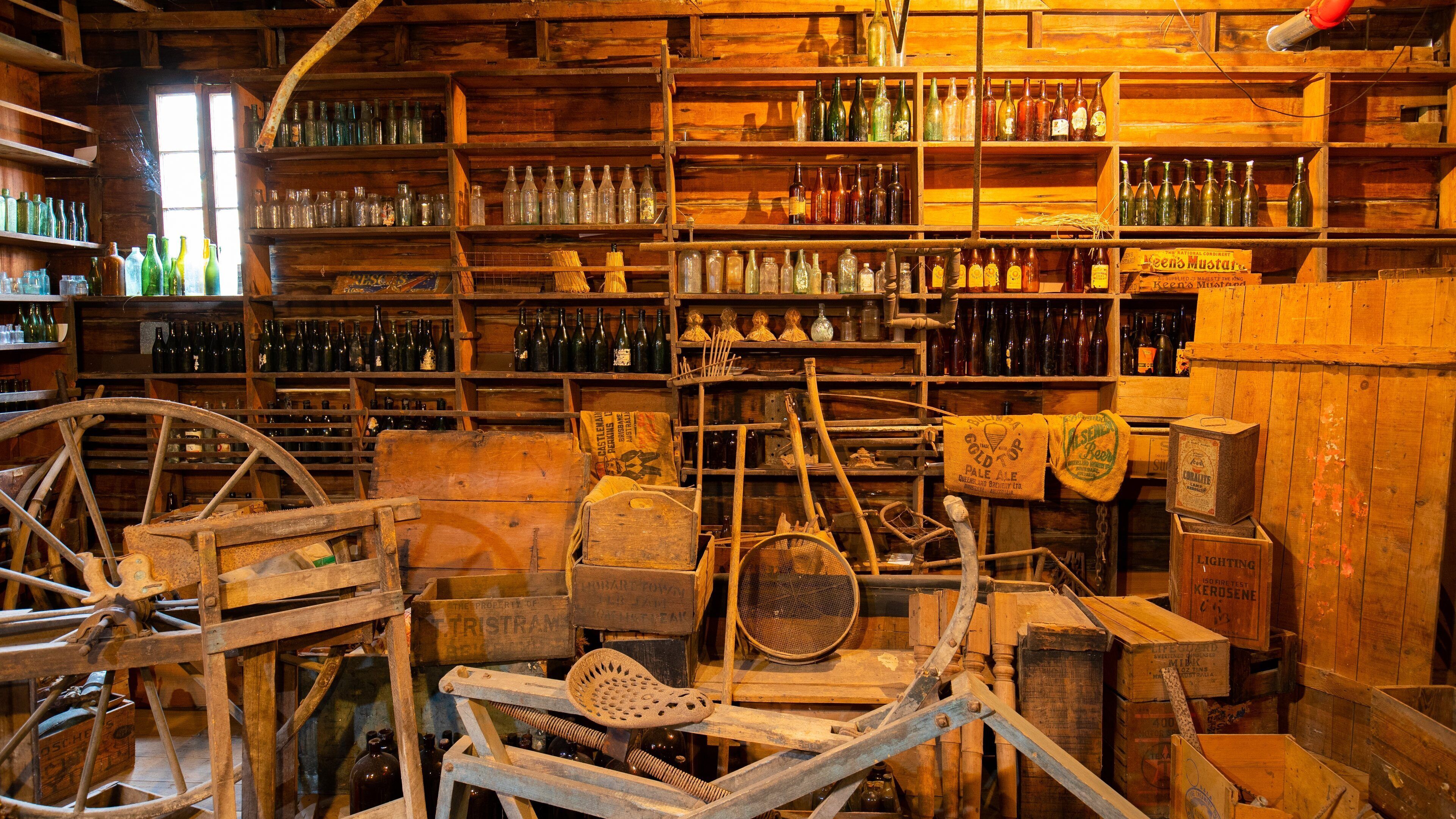 Brennan And Geraghtys Store Museum showing heritage elements and interior views