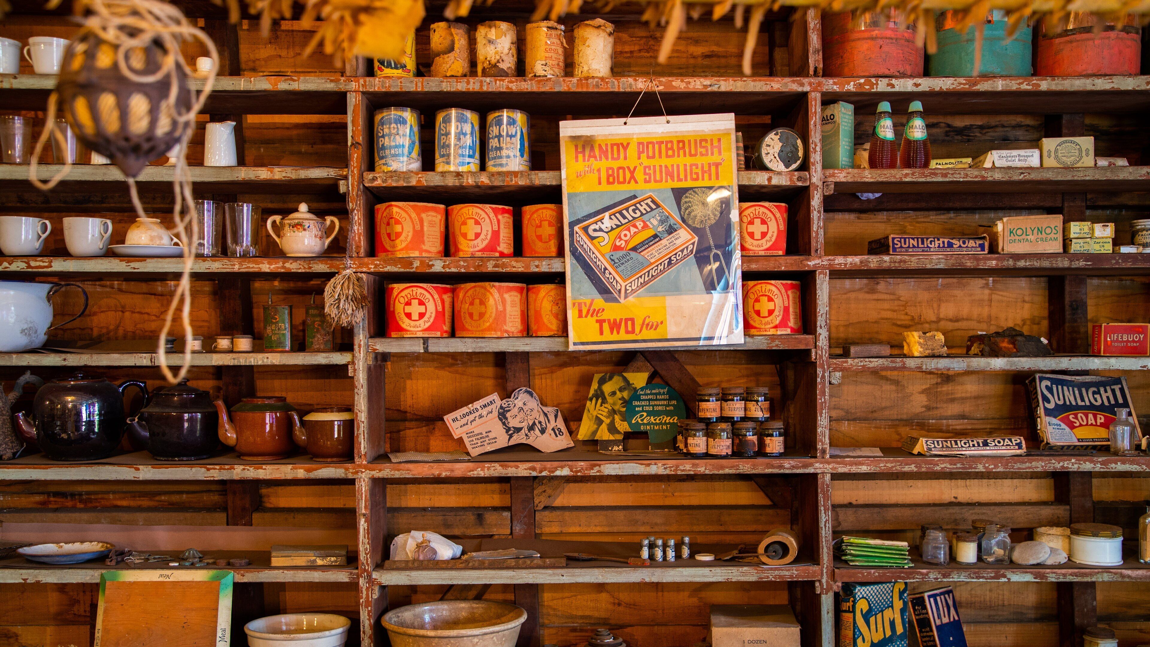 Brennan And Geraghtys Store Museum showing heritage elements and interior views