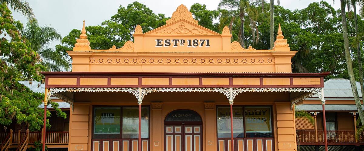 Brennan And Geraghtys Store Museum showing heritage architecture and a house