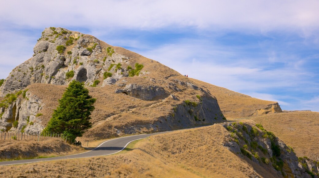Te Mata-toppen og byder på bjerge