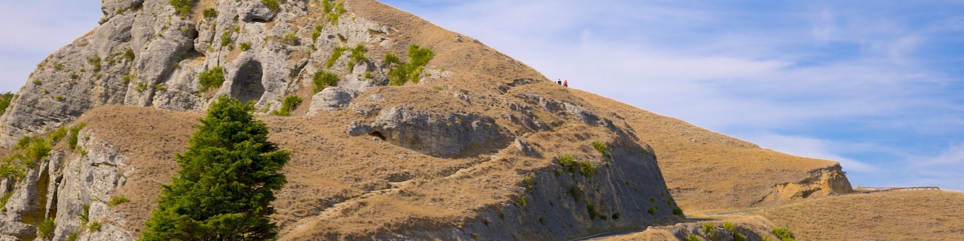Te Mata Peak que incluye montañas