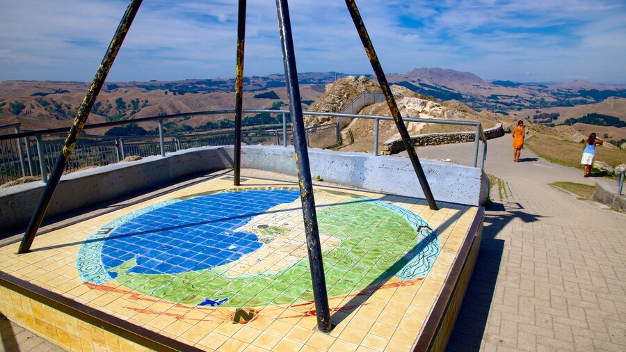 Te Mata Peak featuring landscape views and views