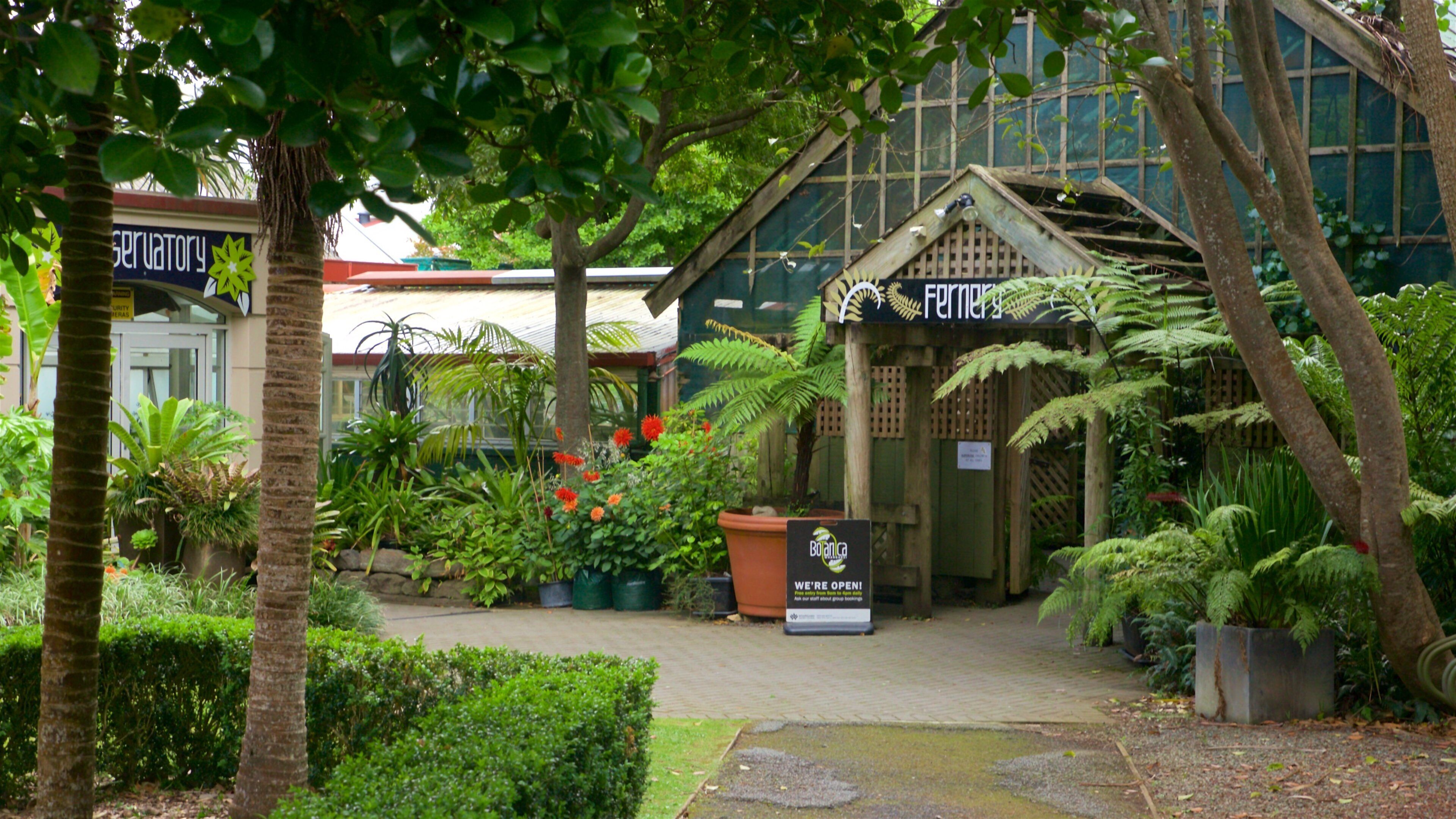 Botanica & Cafler Park which includes signage and a park