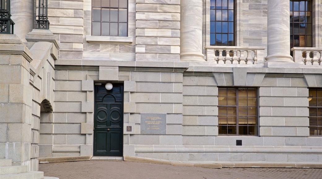 Parliament House which includes heritage elements