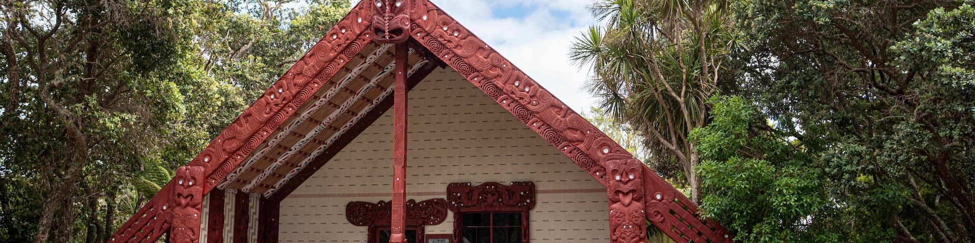 Treaty House showing indigenous culture