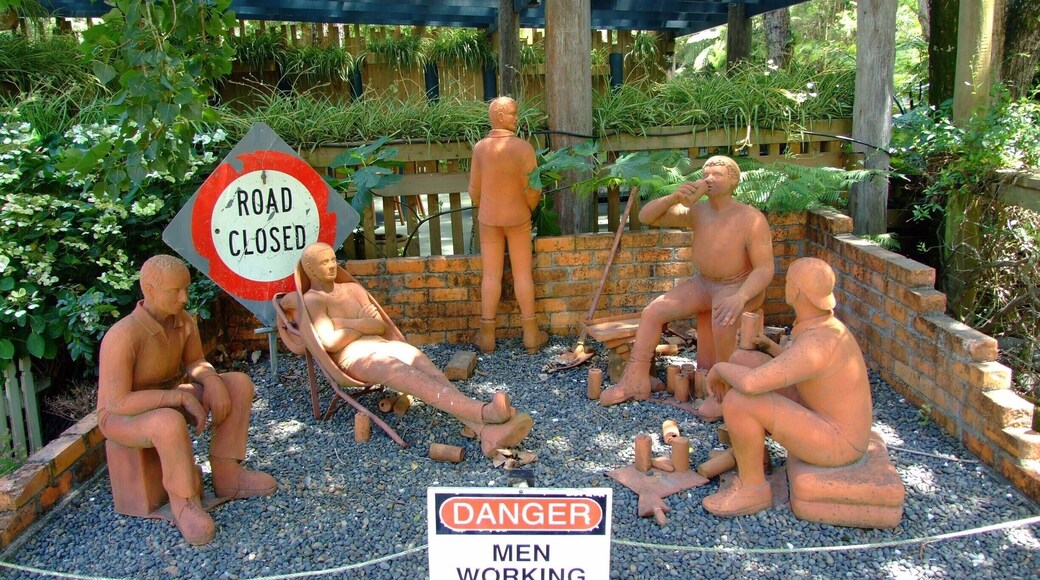 The Waterworks - one of the funny statue groups in the park.