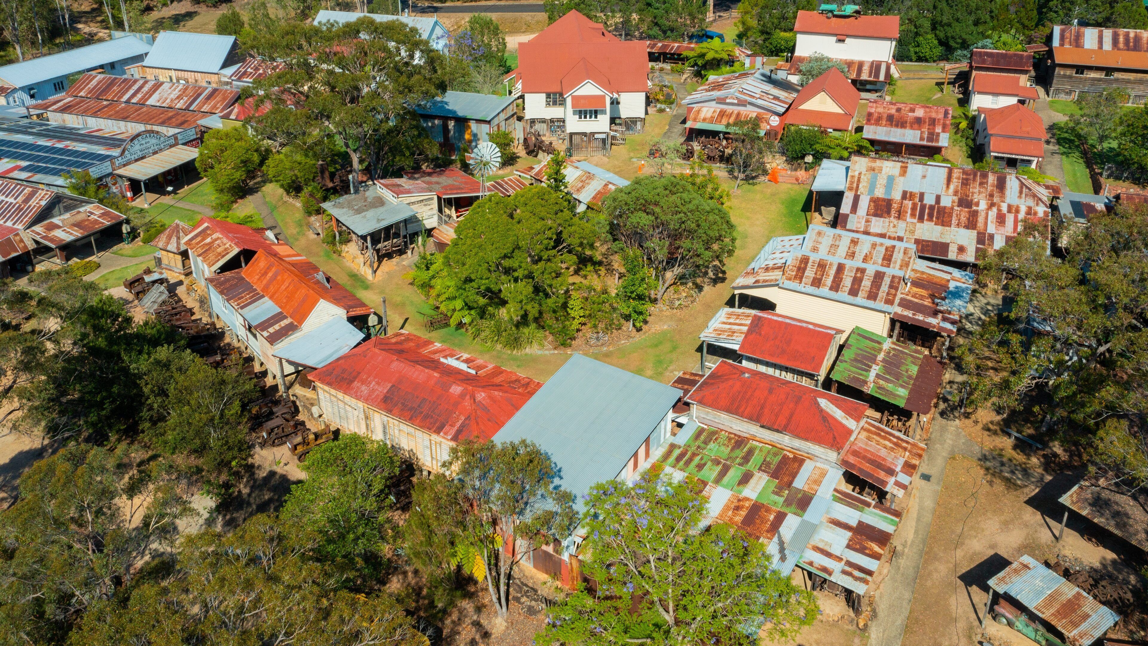 Herberton Historic Village showing a small town or village