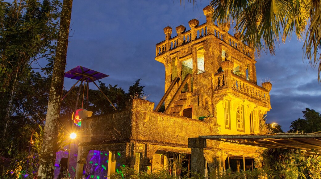 Paronella Park featuring a ruin, heritage elements and heritage architecture