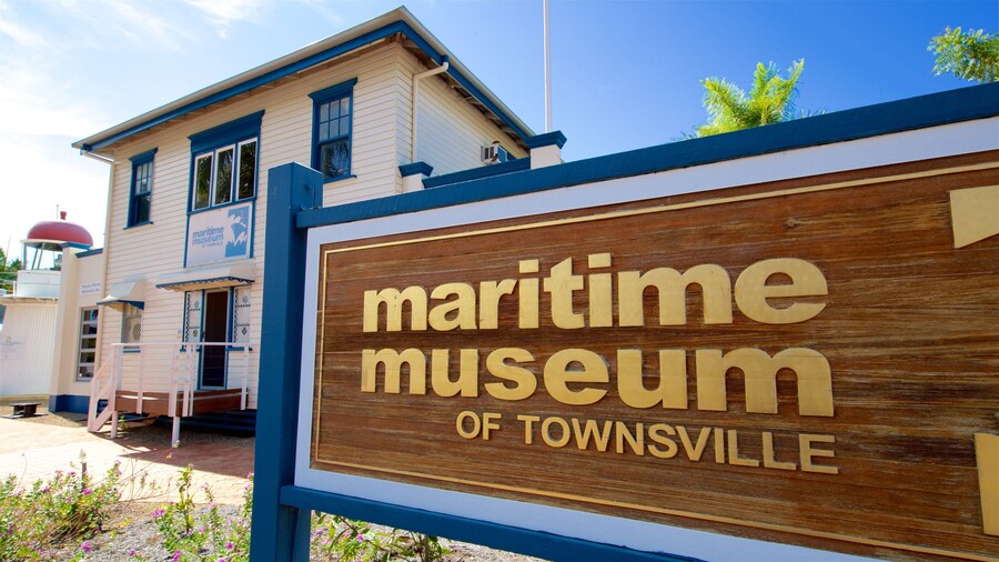 Maritime Museum of Townsville showing signage