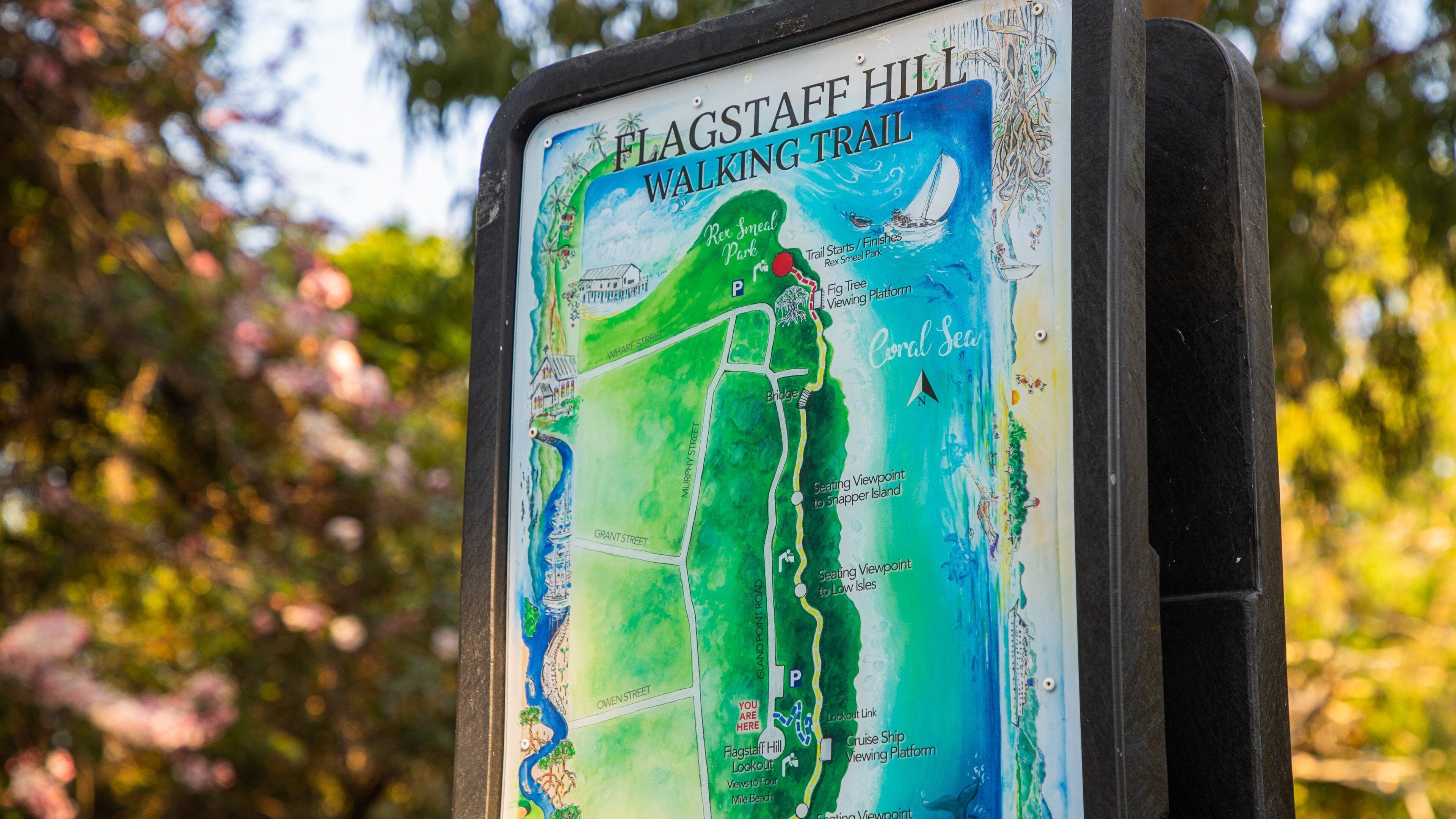 Flagstaff Hill showing signage