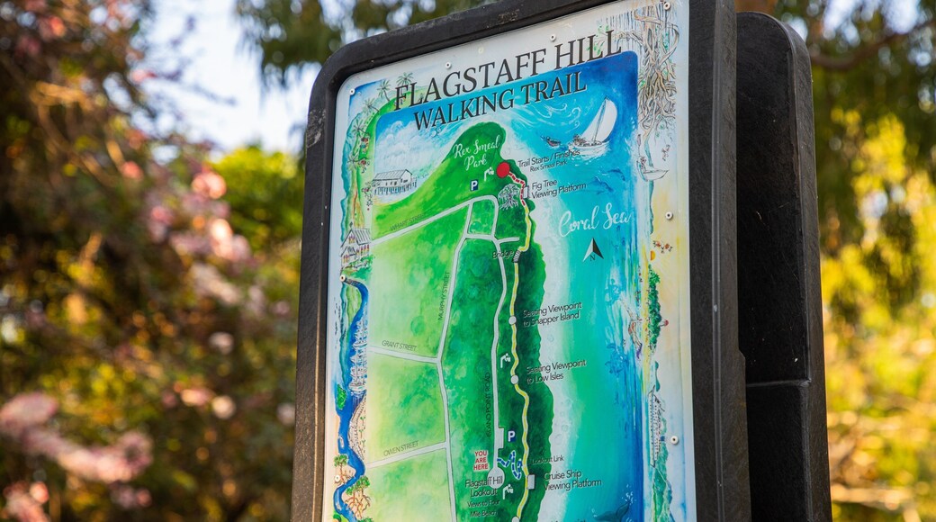 Flagstaff Hill showing signage