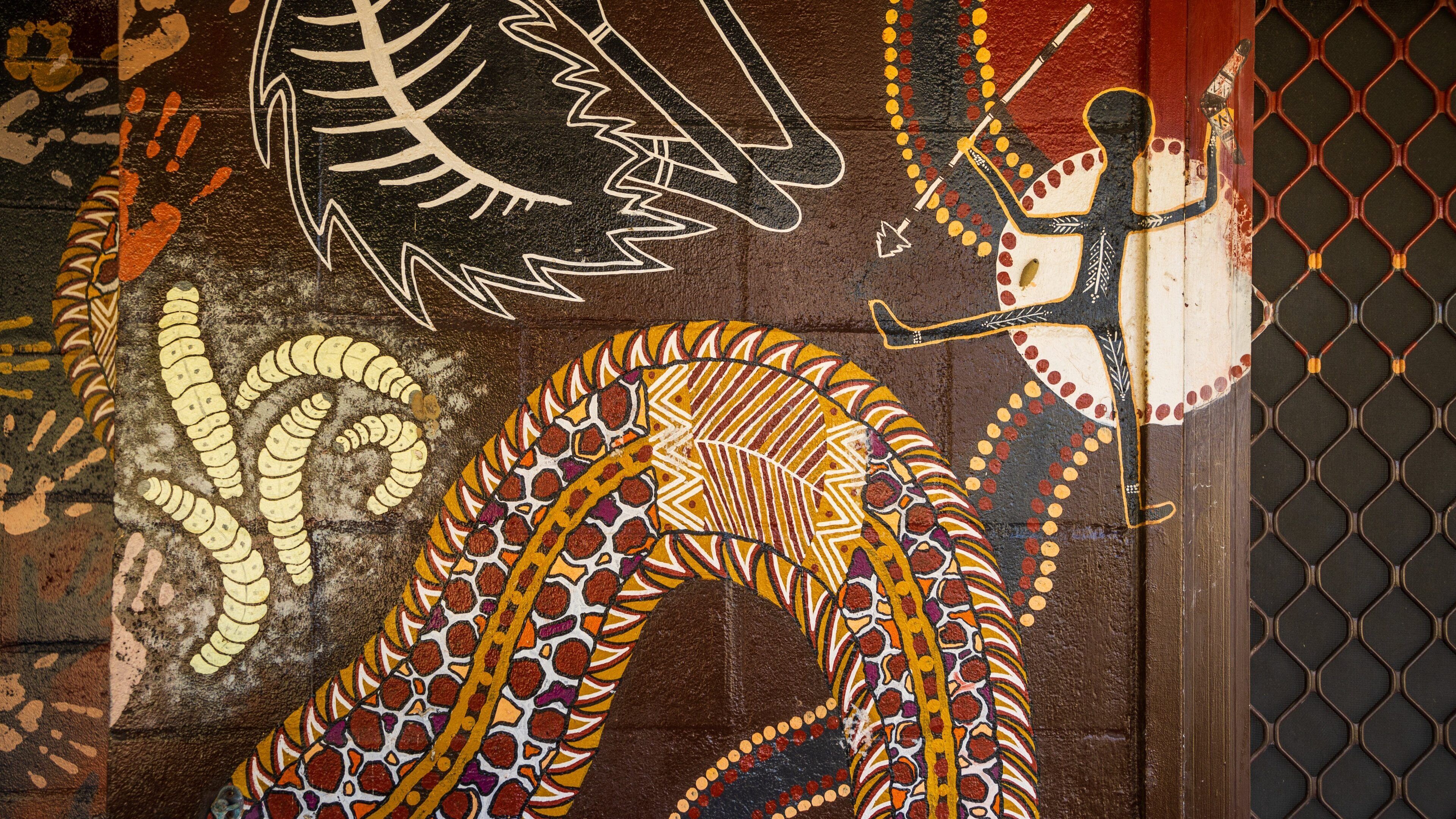 Yarrawarra Aboriginal Cultural Centre featuring indigenous culture and outdoor art