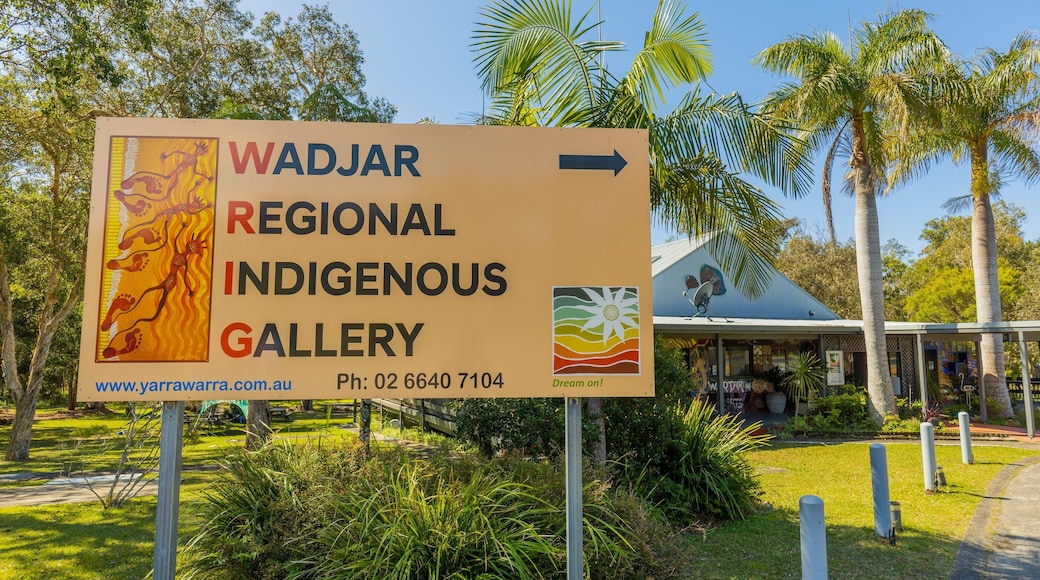 Yarrawarra Aboriginal Cultural Centre featuring signage