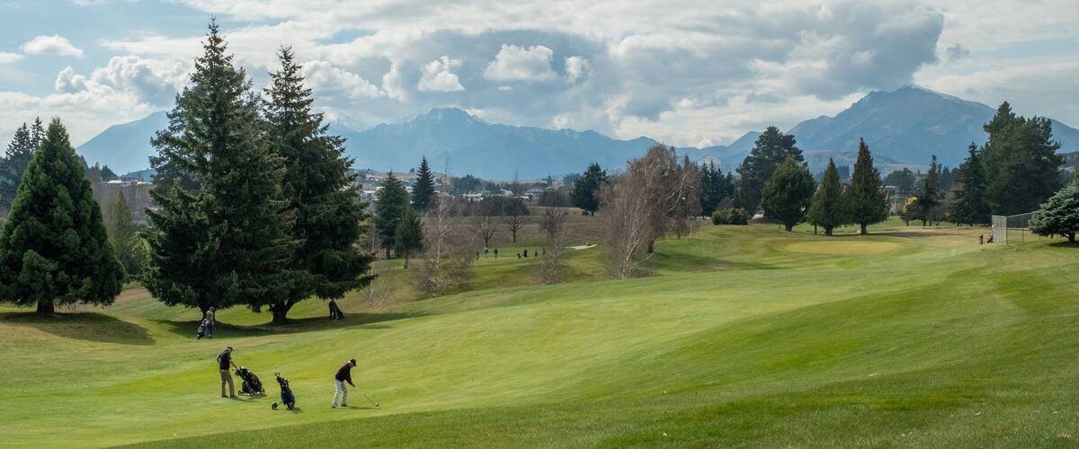 Wanaka Golf Club which includes golf as well as a small group of people