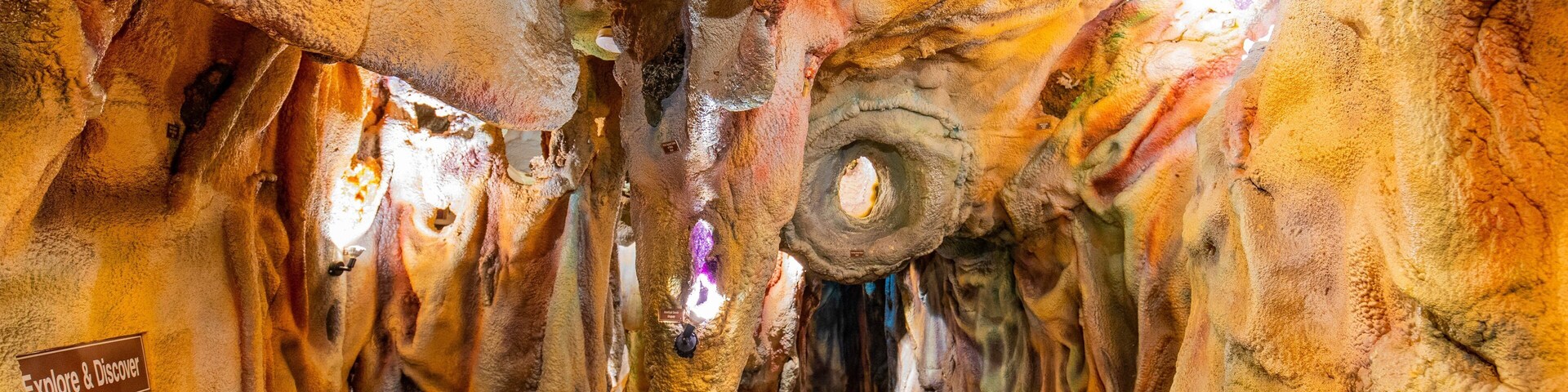 Crystal Caves featuring caves