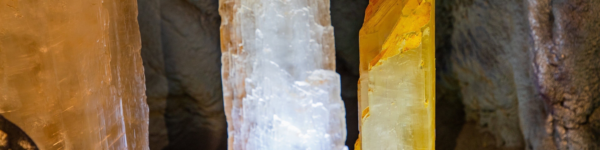 Crystal Caves showing caves