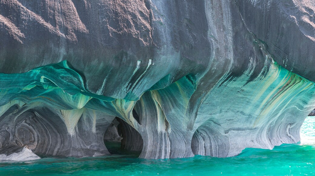 Marble Cathedral of lake General Carrera, Chilean Patagonia