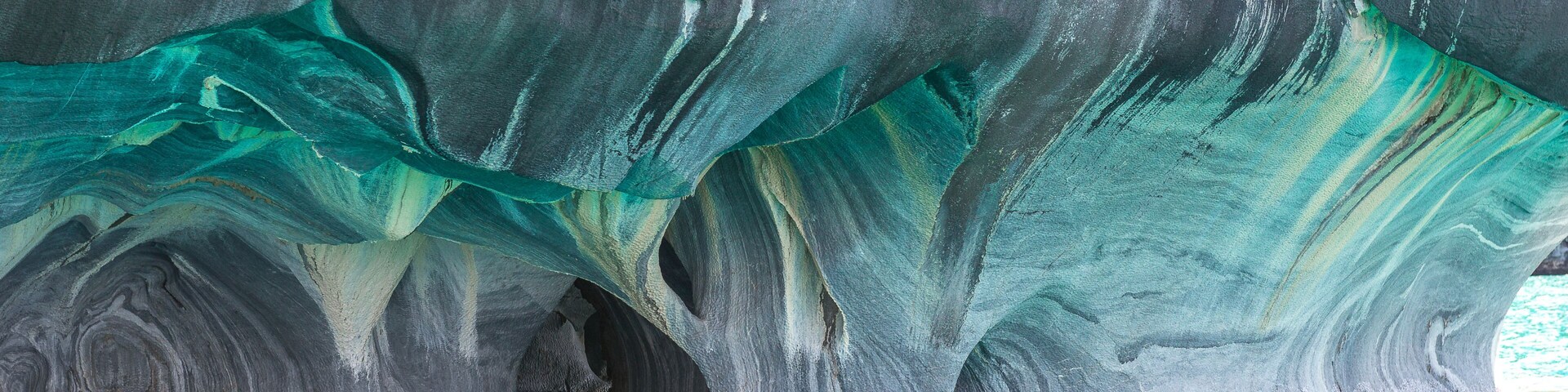 Marble Cathedral of lake General Carrera, Chilean Patagonia