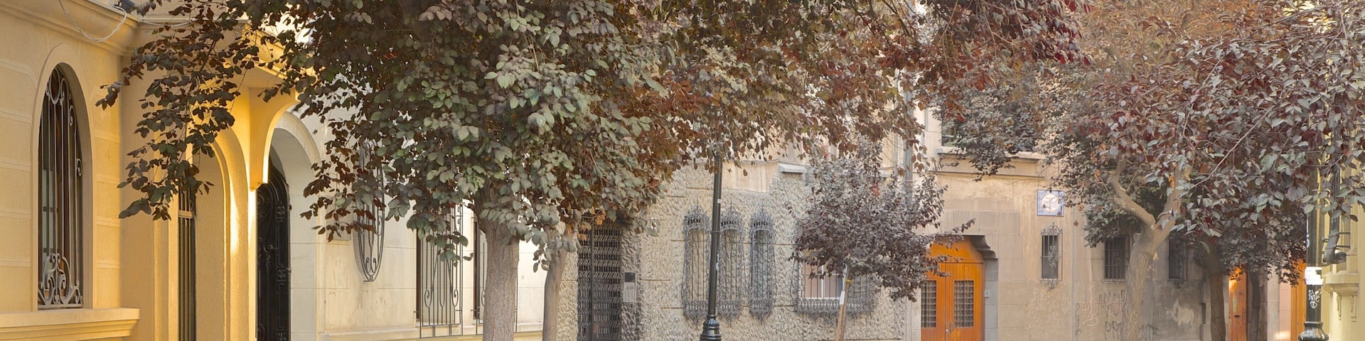 Região Metropolitana de Santiago que inclui cenas de rua