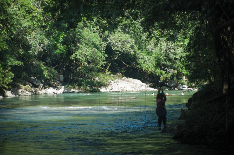 Ziplining over beautiful and greenish Rio Claro was one of our best experiences in Colombia. Friendly staff to accompany us, stunning views, cool setting. 
#waterlust