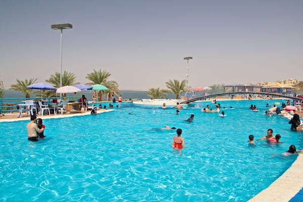 Amman Beach which includes swimming, a pool and general coastal views