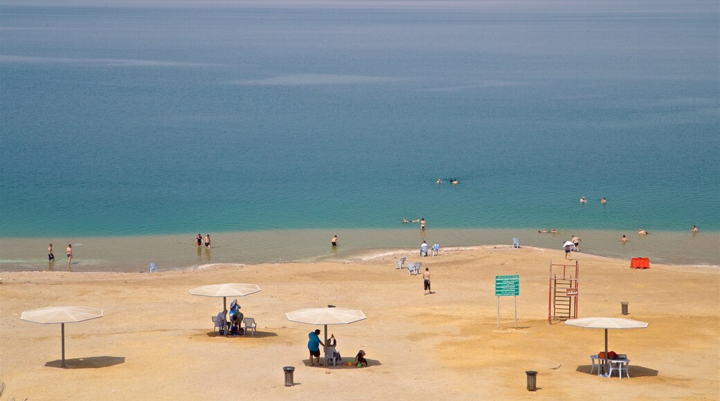 Amman Beach featuring swimming, general coastal views and a sandy beach