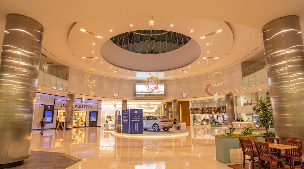 Moda Mall which includes shopping and interior views