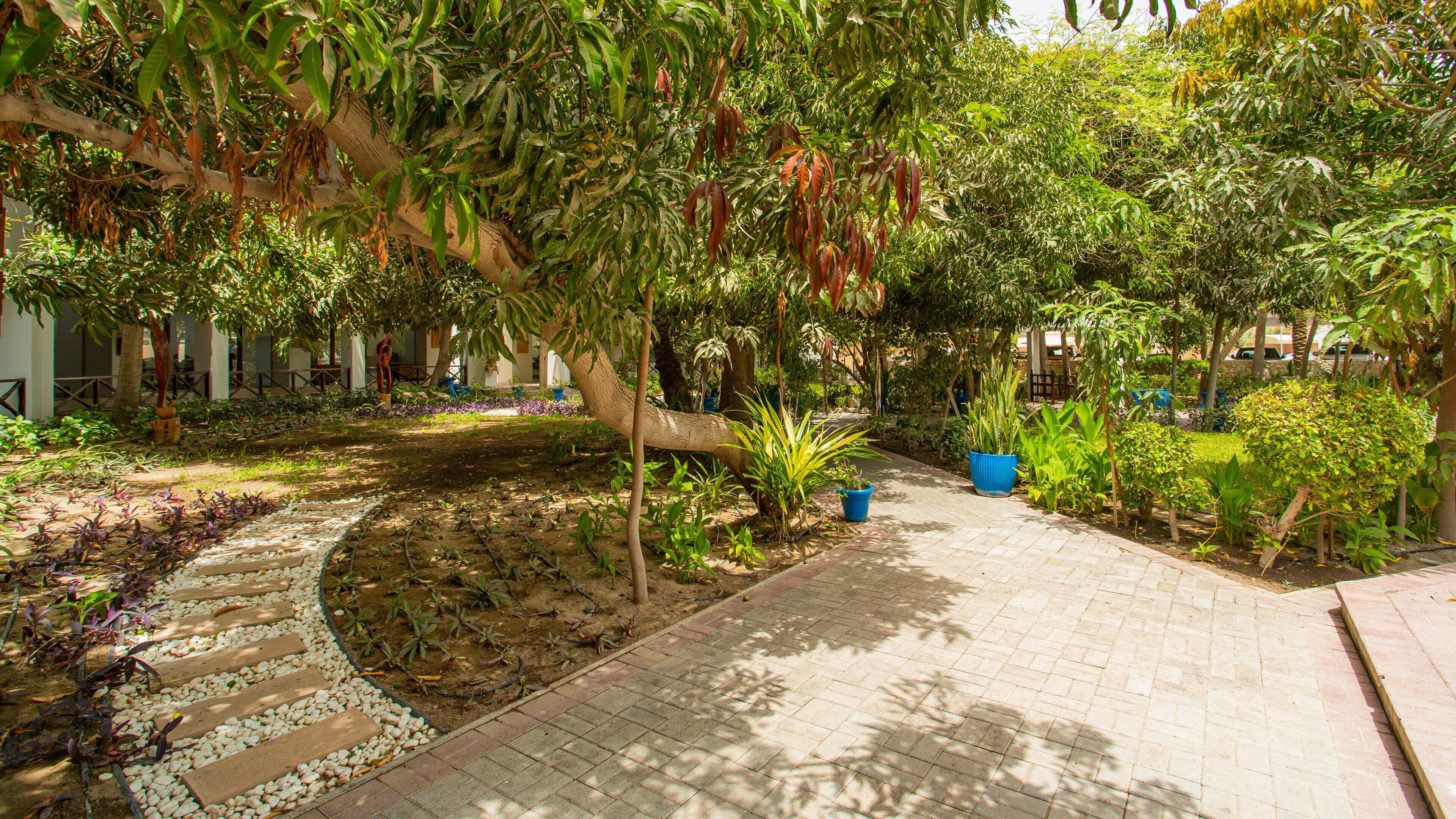 Al Jasra Handicraft Centre showing a park