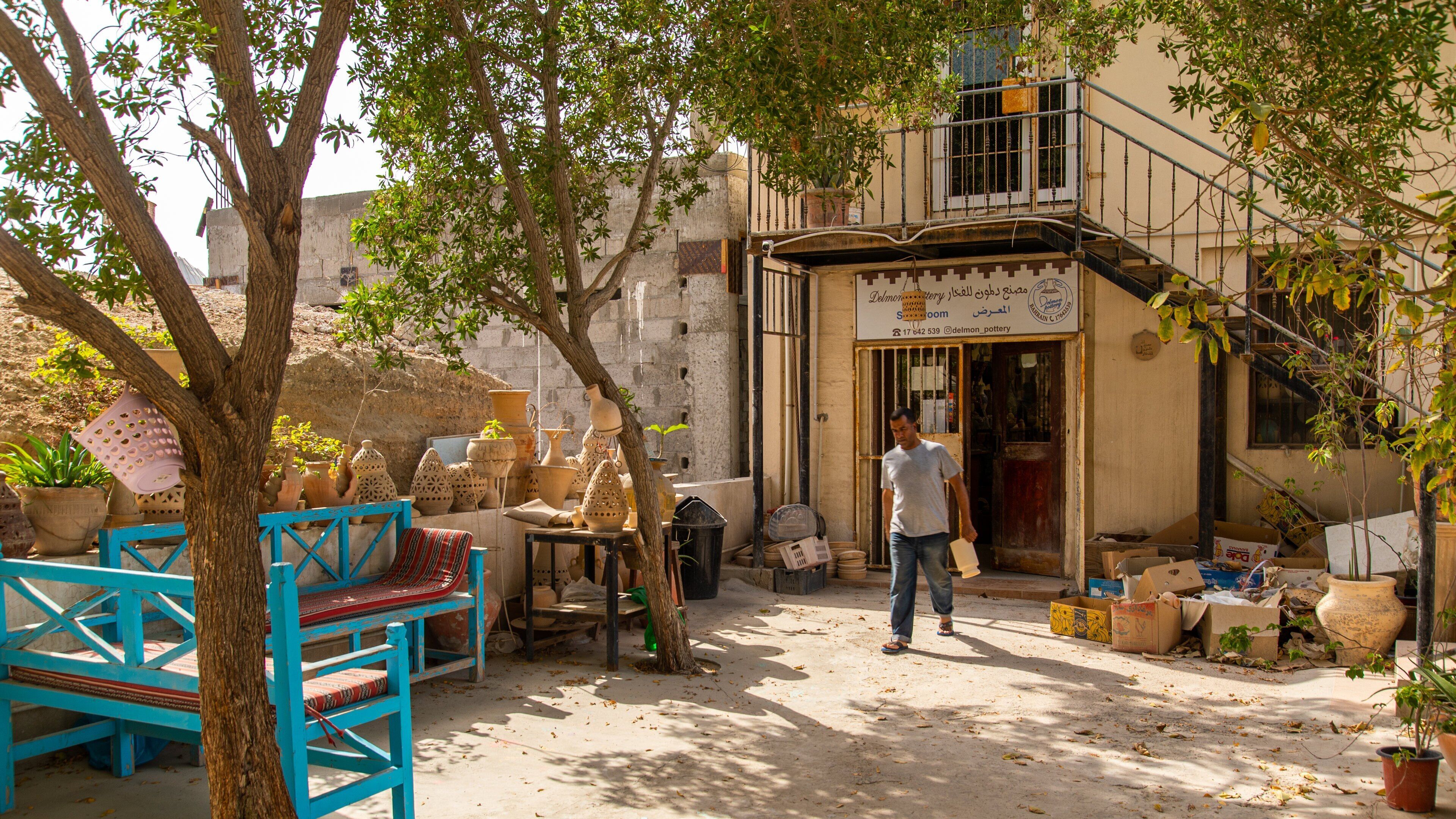 Pottery Workshop as well as an individual male