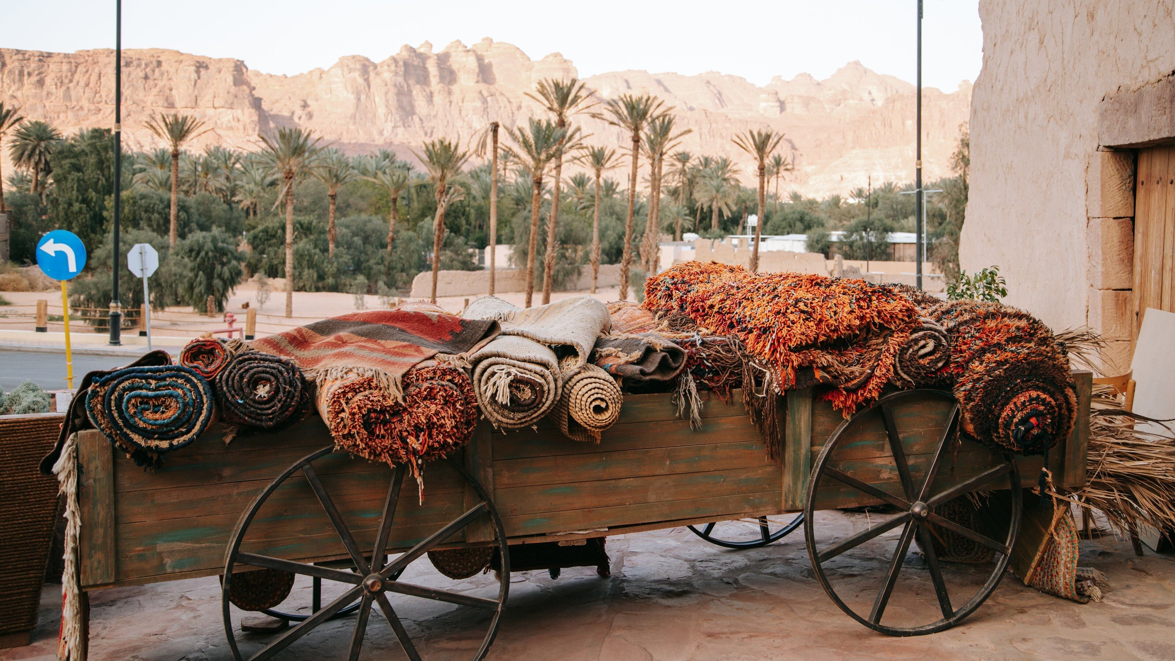 AlUla Old Town which includes markets