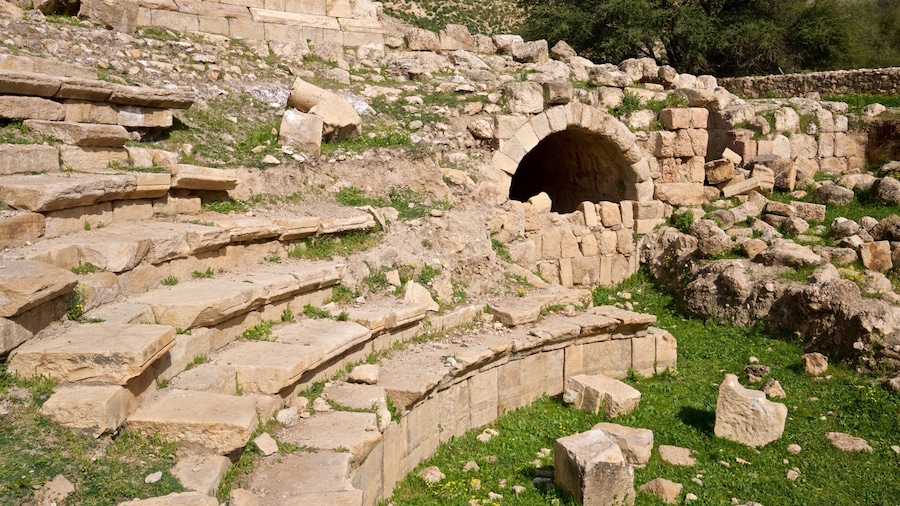 Pella Museum fasiliteter samt kulturarv og bygningsruiner