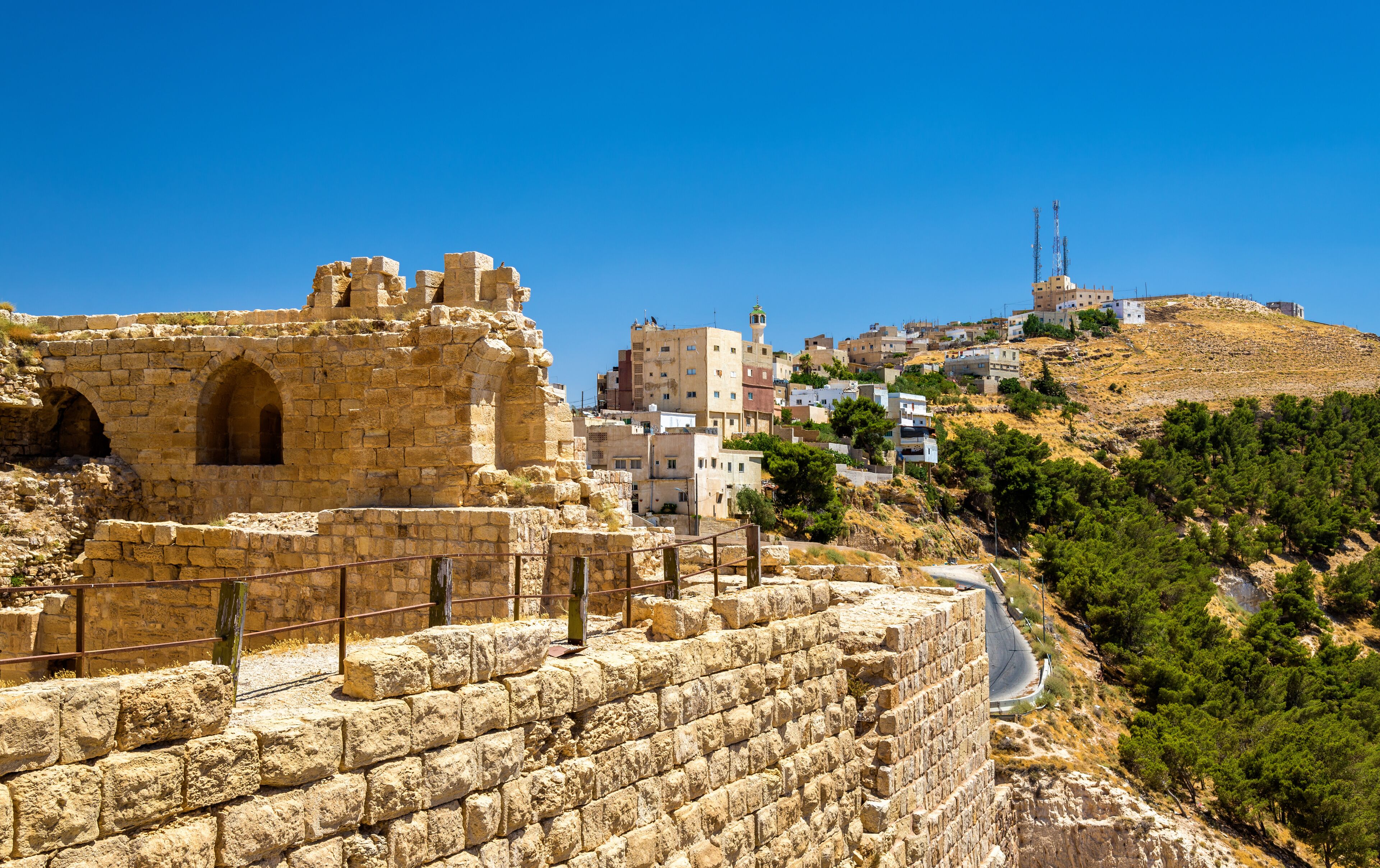 Medieval Crusaders Castle in Al Karak
