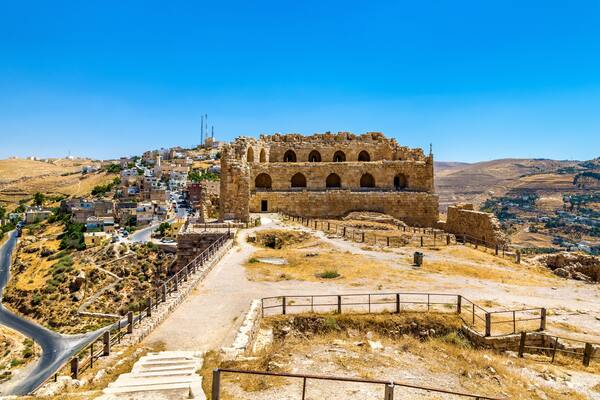 Medieval Crusaders Castle in Al Karak