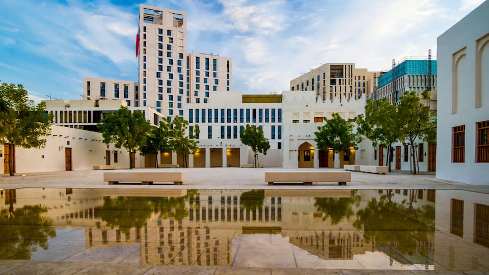 Residential towers, Msheireb district, Doha, Qatar