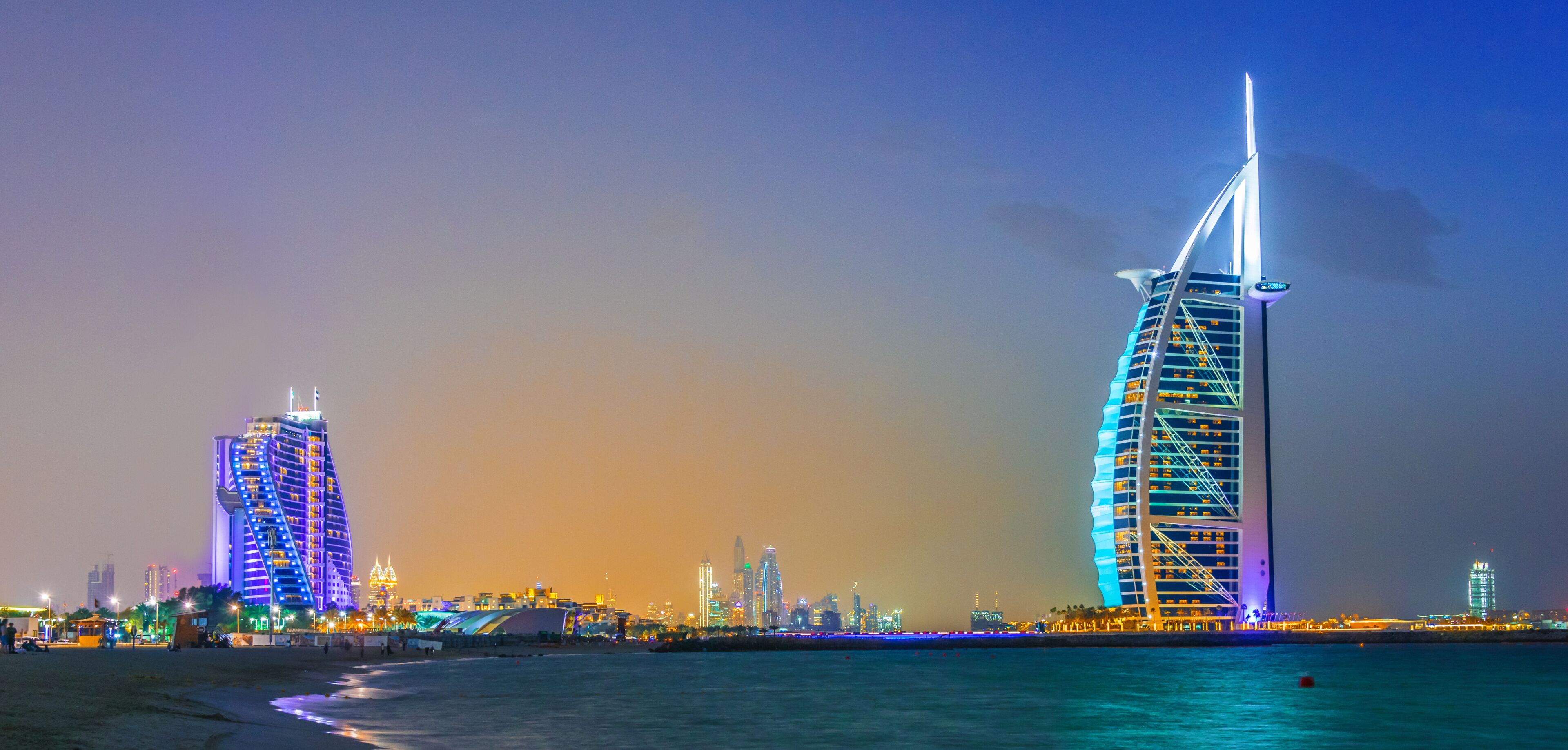 Burj Al Arab, a luxury hotel in Dubai, UAE