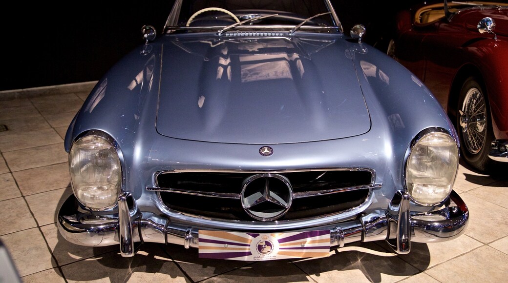 Royal Automobile Museum which includes heritage elements and interior views