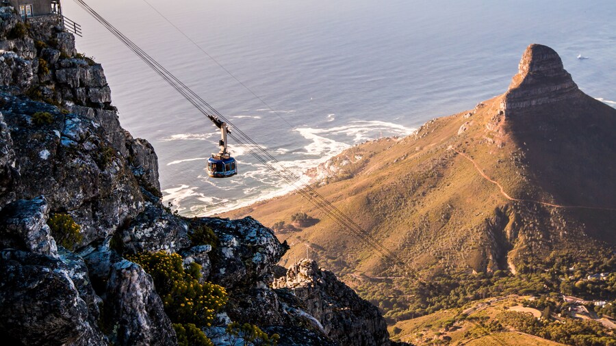 Table Mount Cable Car in Cape Town South Africa